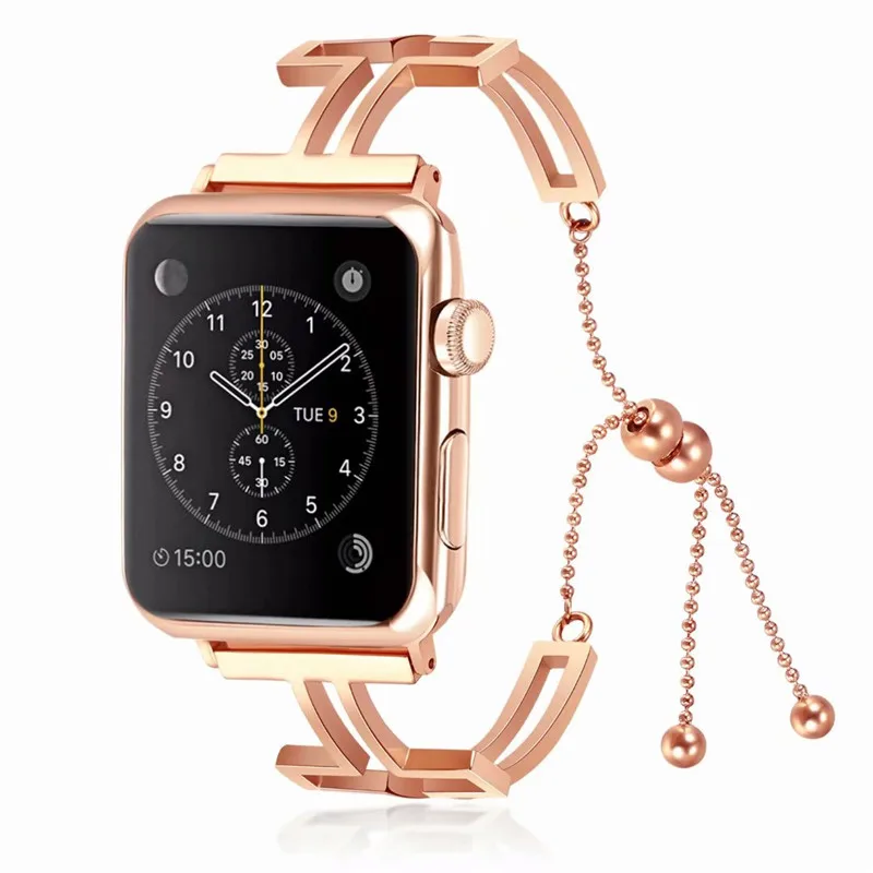 38 мм 40 Золотой браслет ремешок для Apple Watch iWatch серии 1 2 3 4 модные повседневные