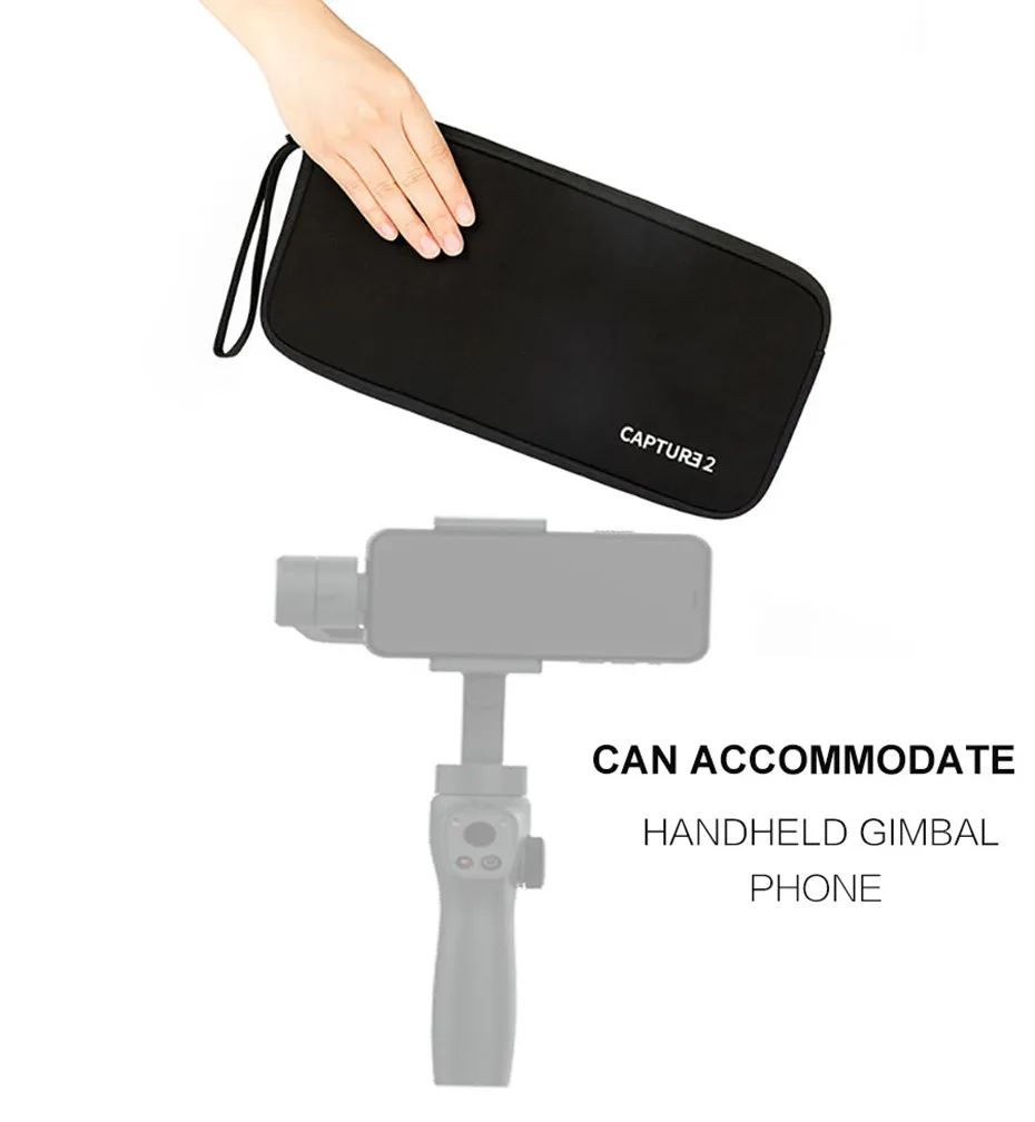 Захват funsnap 2 Gimbal Bag Accessoris сотовый стабилизатор для хранения Карманный Штатив для смартфона ручные стабилизаторы аксессуары для стабилизатора