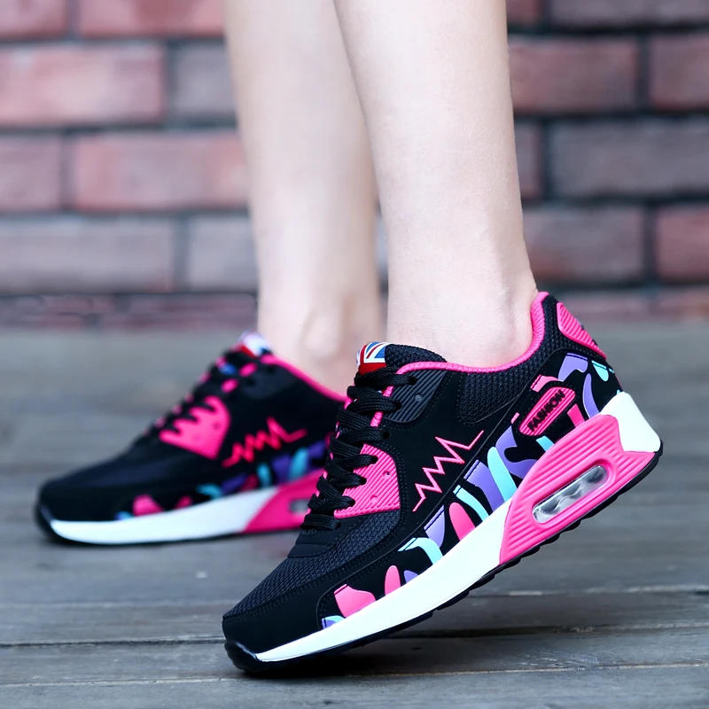 LEIXAG Air Cushion женская обувь для бега увеличивающая рост спортивная прогулочная