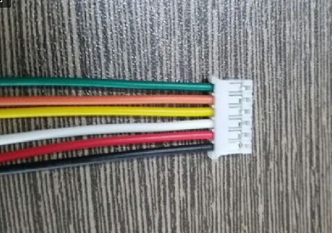 Горячая Распродажа 100 шт. JST XH2.54 6pin 30 см 22AWG силиконовый кабель XH одноголовочный