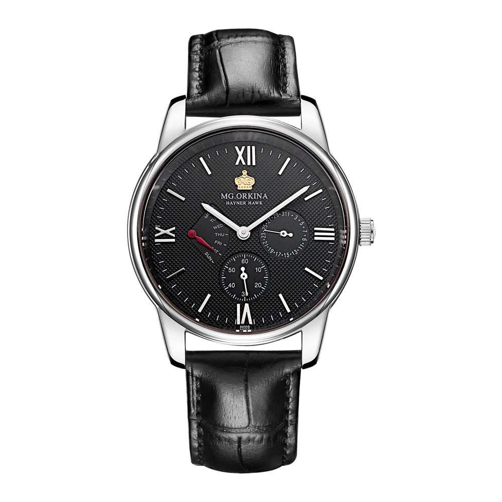 ORKINA новинка 2019 роскошные Брендовые мужские часы кварцевые военные Модные