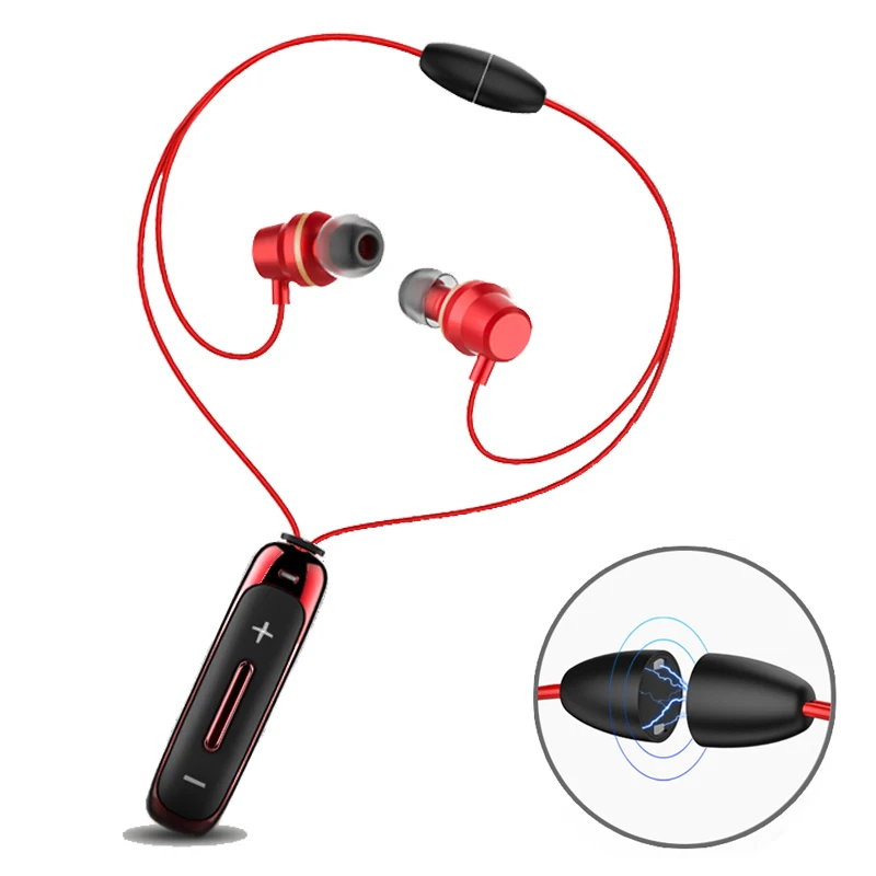 Новинка BT315 Bluetooth наушники вкладыши беспроводные шейные спортивные магнитные с