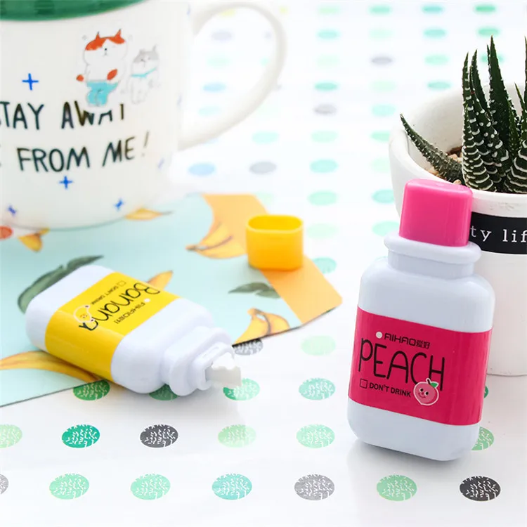 2 шт./лот 6 м X 5 мм милые миленькие в японском стиле (Каваий) бутылки из под молока