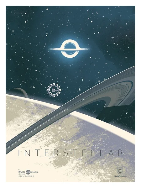 Космический корабль Межзвездный научно-фантастический фильм Винтаж Ретро