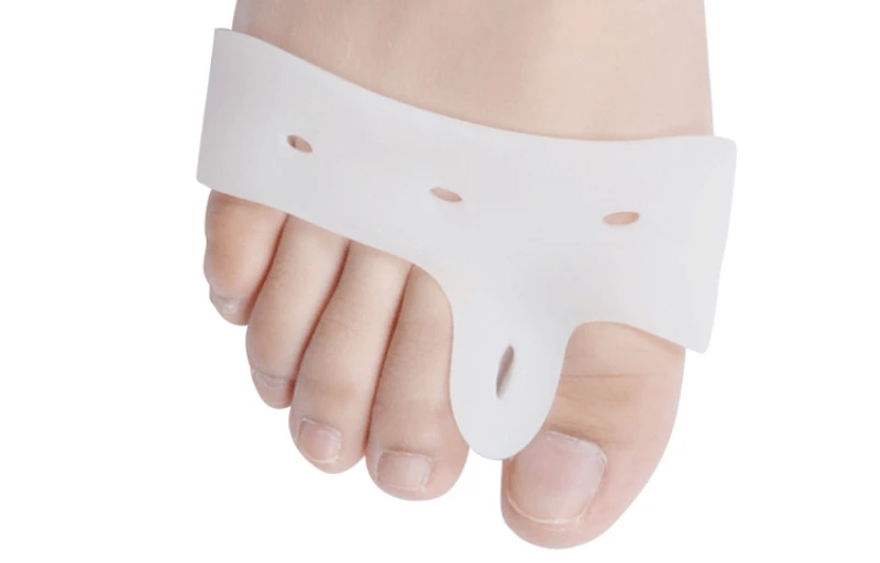 1Pair Silicon Gel Foot corrector Toe separator Thumb valgus protector Bunion adjuster Hallux Valgus Guard Feet care | Красота и