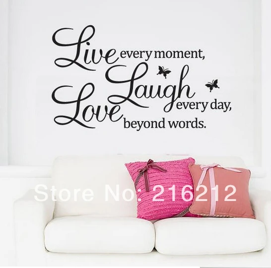 Съемные Виниловые Настенные стикеры сделай сам Живой смейк Love декорация для дома