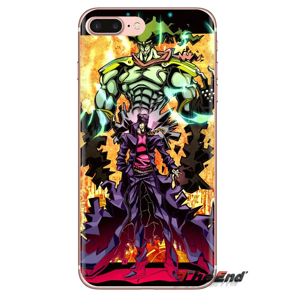 Мягкие прозрачные чехлы для Samsung Galaxy S3 S4 S5 Mini S6 S7 Edge S8 S9 S10 Plus Note 3 4 5 8 9 JoJo Jonathan Joestar |