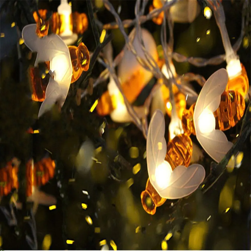 Водостойкий медовая пчела форма светодио дный LED в форме небольшого шара