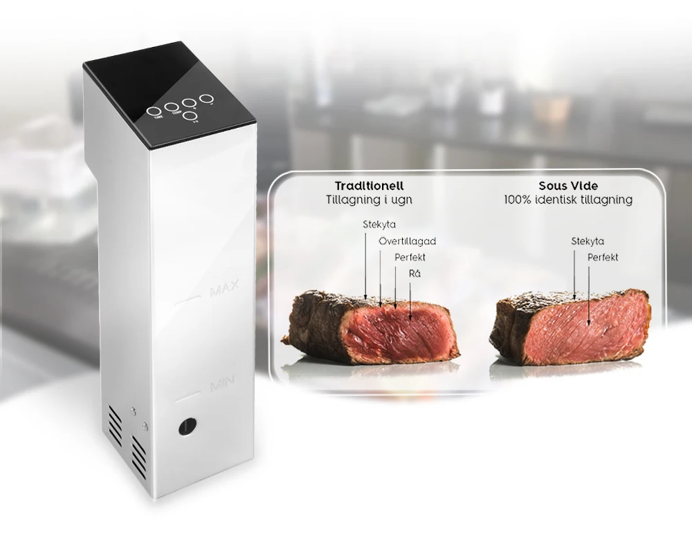 ITOP Электрический Sous Vide использовать с вакуумным упаковщиком Кук вакуумной