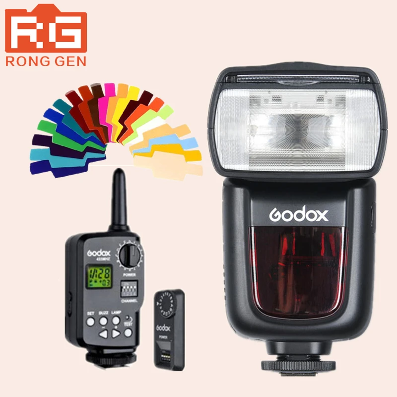 Godox V850 Speedlight w/Перезаряжаемые Li Ion Батарея Speedlite вспышка для цифровой зеркальной