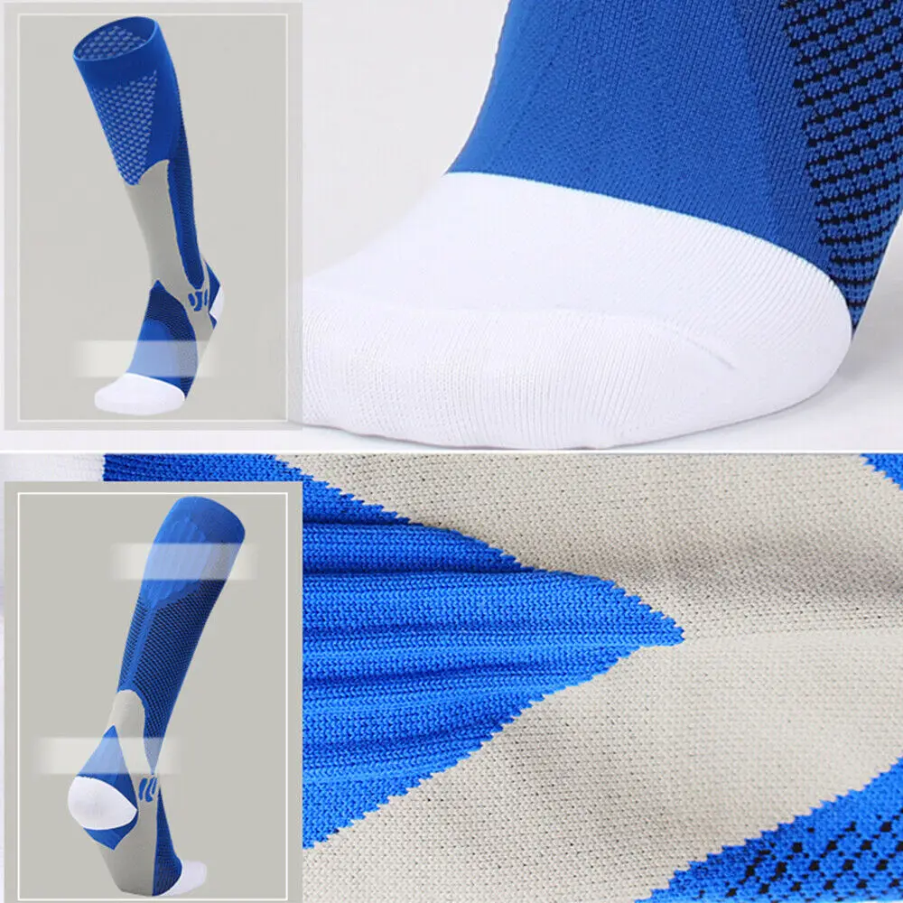 

Men Socks 1 Pair Cotton Running Sport Compression Cycling Football Basketball Women Knee High Breathable Basketball Socks Hiking