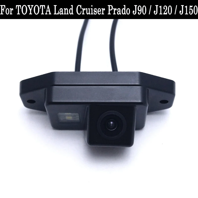 Камера заднего вида для TOYOTA Land Cruiser Prado J90/J120/J150 CCD ночного видения RCA/светодиодный номерной знак камера/резервная камера