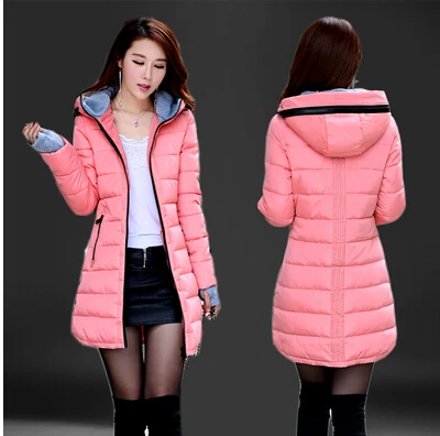 wadded jacket female new women's winter down cotton slim parkas ladies coat plus size M L XL XXL 3XL | Женская одежда