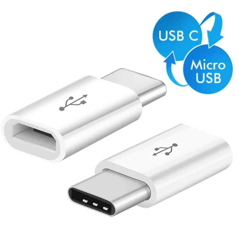 Адаптер Type-C с USB C на Micro конвертер кабель Type адаптер для Macbook Samsung s8 Huawei p10 p9 xiaomi 6 OTG