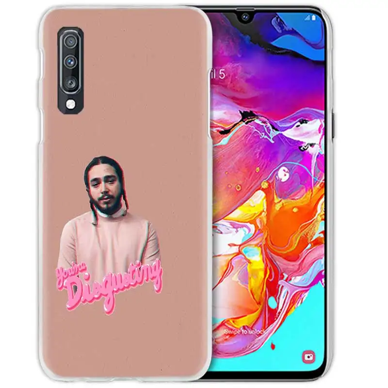 Post Malone чехол для samsung Galaxy A50 A70 A80 A20e A60 A40 A30 A20 A10 A8 A6 плюс A9 A7 Жесткий PC певцов чехол для телефона чехол