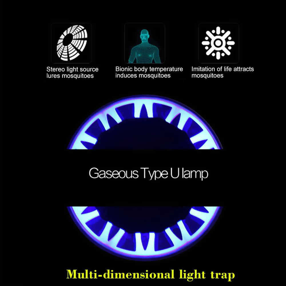 Электрический Отпугиватель комаров USB убийца лампа фотокатализатор бесшумный