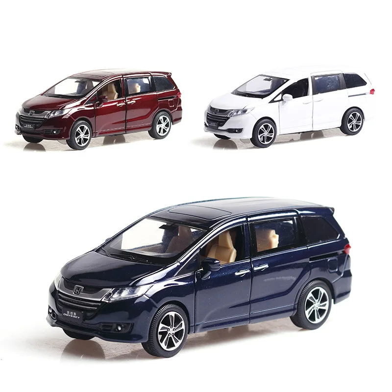 Original Box 1:32 Japan Odyssey Alloy Diecast MPV Car Model Toys With Pull Back Flashing For Kids Christmas Gifts Collection |