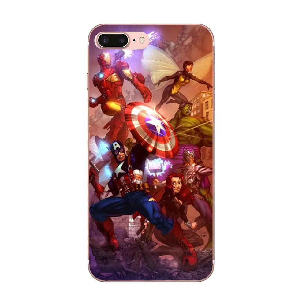 as picture Чехол-накладка для мобильного телефона из ТПУ герой Marvel Капитан Америка оружие-щит для Xiaomi Redmi Note 2 3 3 S 4 4A 4X5 5A 6 6A Pro Plus - Цвет: as picture