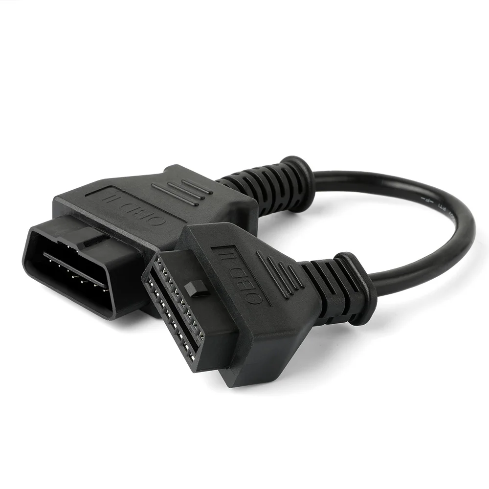 Универсальный автомобильный кабель-удлинитель Ancel OBD2 30 см 16 Pin для OBD2 II EOBD Расширенный Соединительный адаптер Интерфейс авто диагностический инструмент