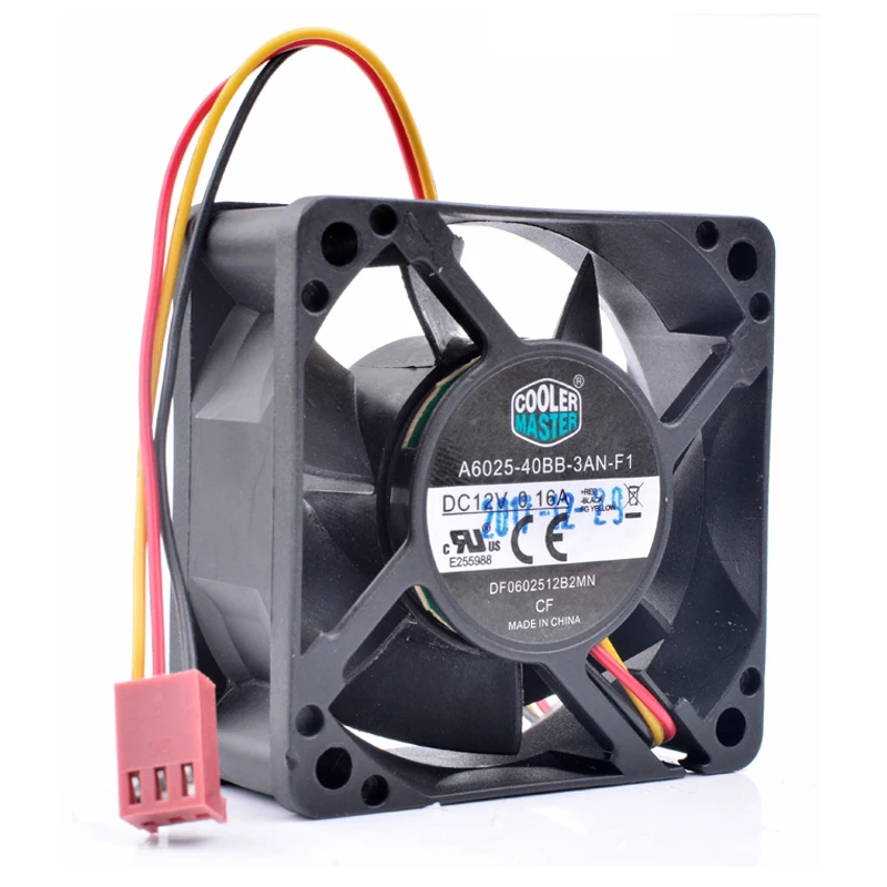 

DF0602512B2MN, 6 см, 6025 дюйма, 60x60x25 мм, 12 В, 0,16 А, контроль скорости, вентилятор охлаждения процессора в компьютерном шасси