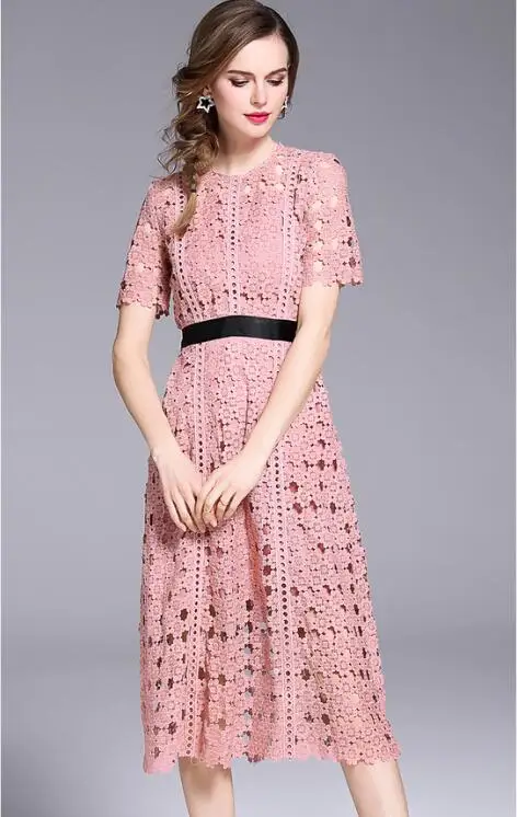 Женское летнее длинное кружевное платье 2018 новые FashionChic великолепные красивые