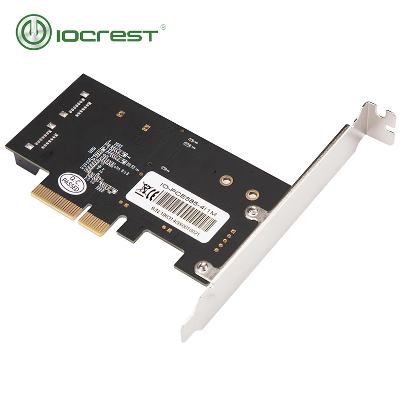 Внутренний 4-портовый интерфейс IOCREST без Raid SATA III 6 ГБ/сек. с M.2 B-Key 22x42 Pci-E X4 Карта