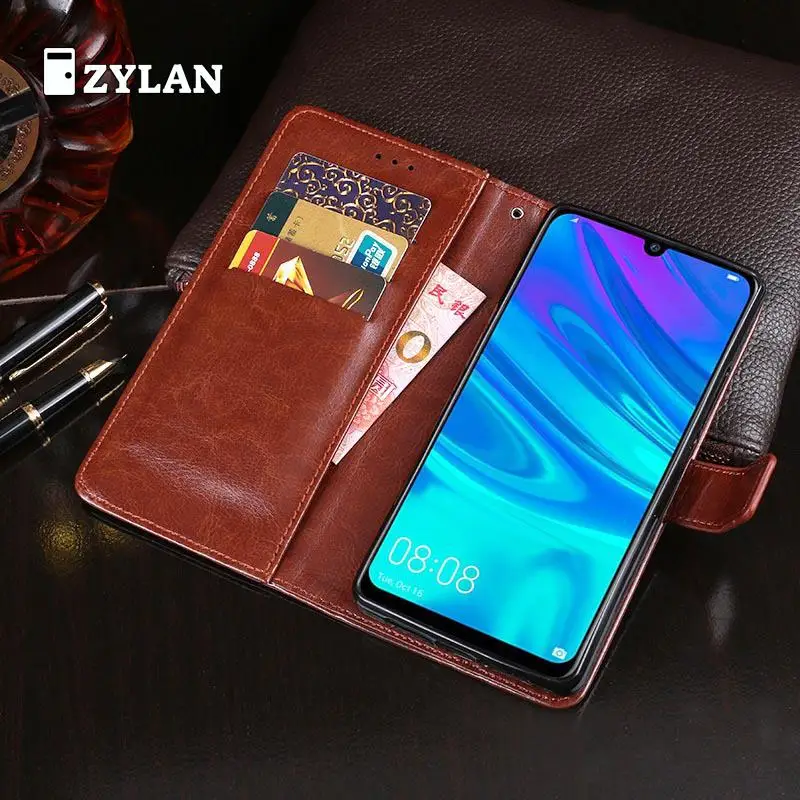 Чехол-Кошелек с откидной крышкой из мягкого ТПУ для Huawei P Smart 2019 | Мобильные