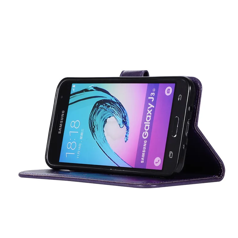 Чехол-бумажник из искусственной кожи для Samsung J3 2015 Galaxy 5 J310F J310 | Мобильные телефоны