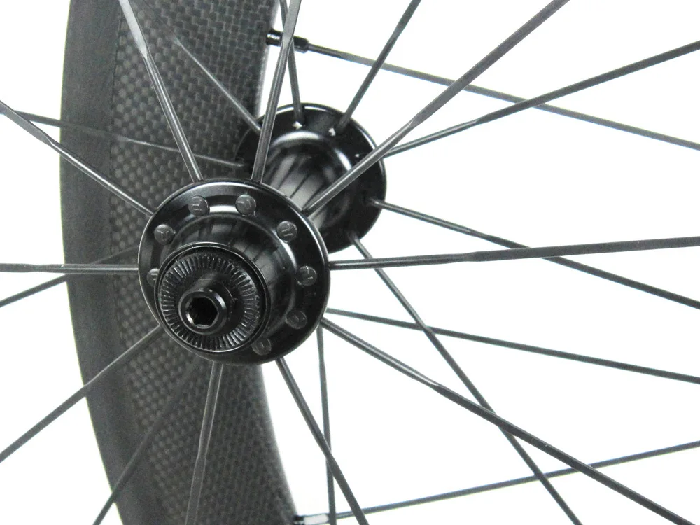 50 мм клинчер углеродное волокно дорожный велосипед Колеса Переднего цикла