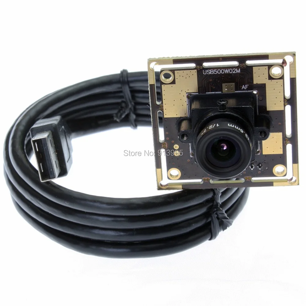 5megapixel CMOS OV5640 Webcam MJPEG 100degree no distortion lens 5MP industrial Camera Module for advertising / LED display |