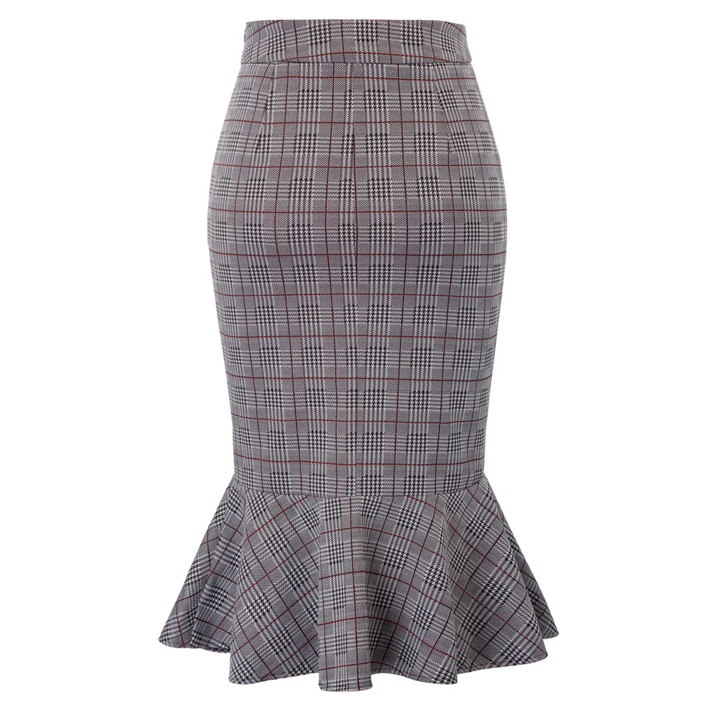 Женская юбка русалка миди офисное коктейльное платье карандаш размеры S M L XL