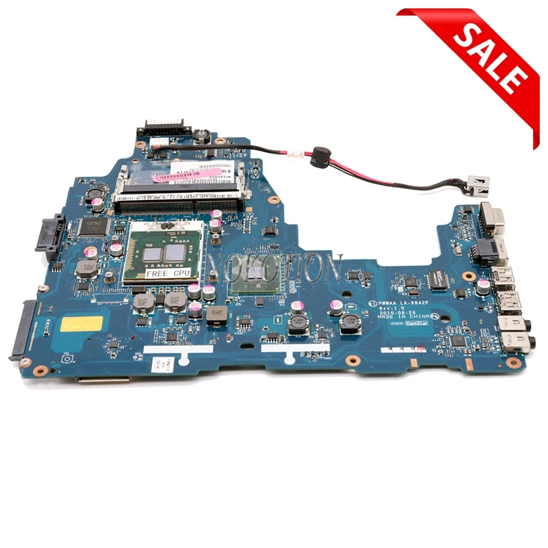 Материнская плата NOKOTION K000111440 PWWAA для ноутбука Toshiba C660 DDR3 протестированная на