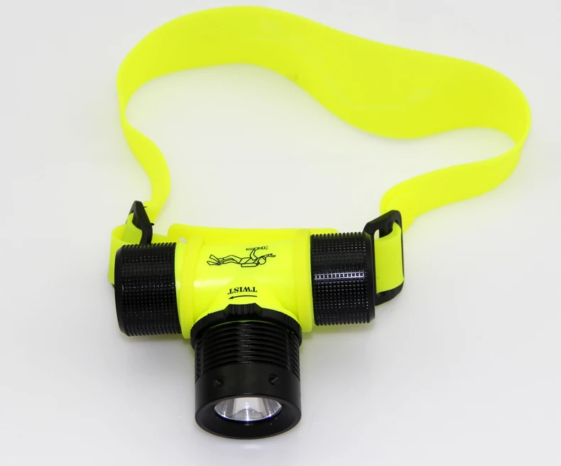 10 шт./лот 2000Lm 30 м ныряльщик 18650 аккумулятор или 3x AAA CREE XM L2 L T6 светодиодный налобный