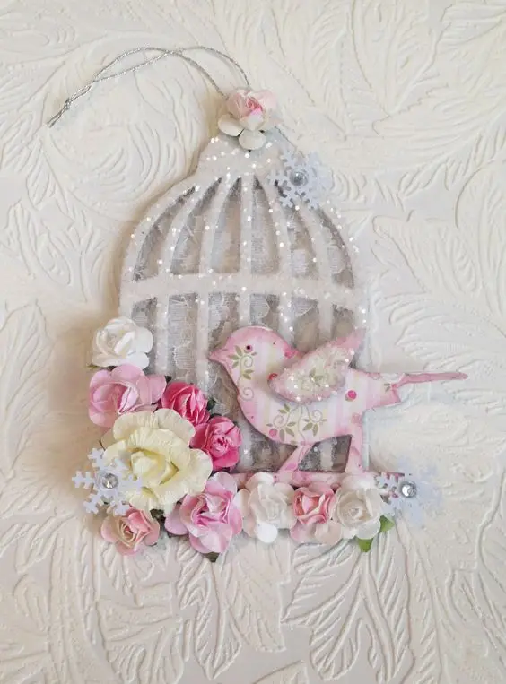 

3D bird Frame gate Metal Cutting Dies Stencils for DIY Scrapbooking Stamp/photo album Decorative Embossing DIY Paper Cards