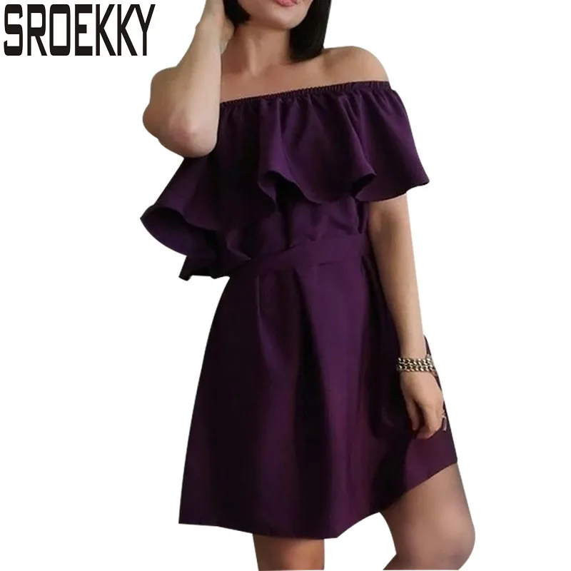 Рябить Летнее платье Новый Элегантный партия Для женщин Платья для Мода 2017 г.