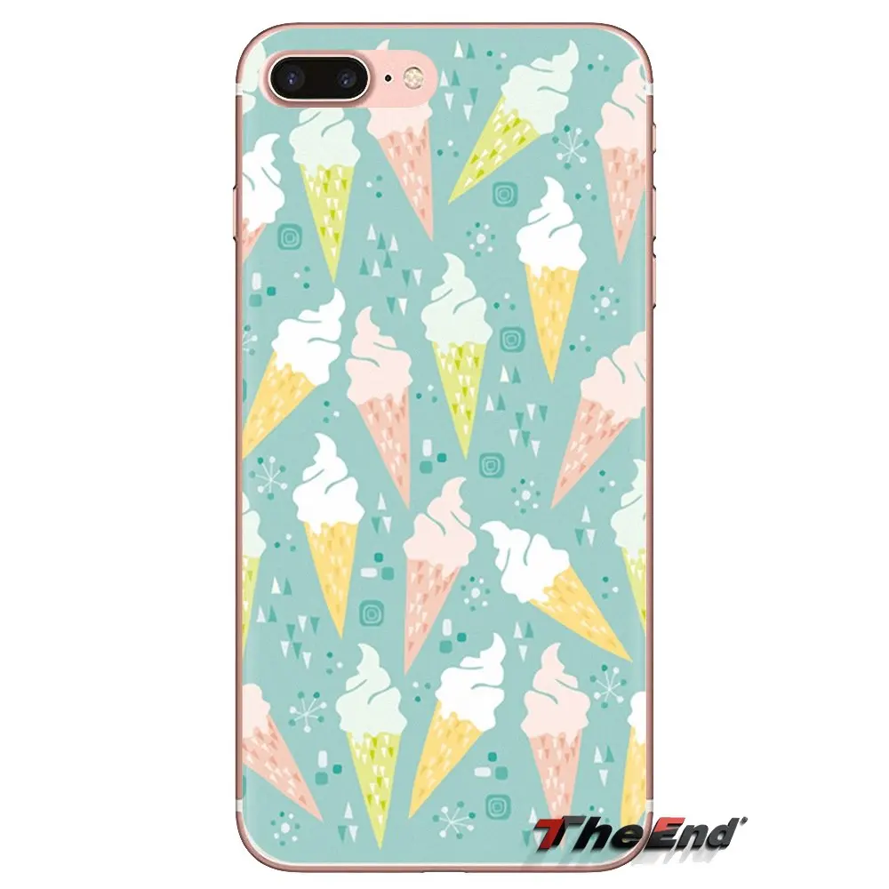 For Xiaomi Mi3 Samsung A10 A30 A40 A50 A60 A70 Galaxy S2 Note 2 Grand Core Prime Transparent Soft Cases Covers Sweet Ice Cream |