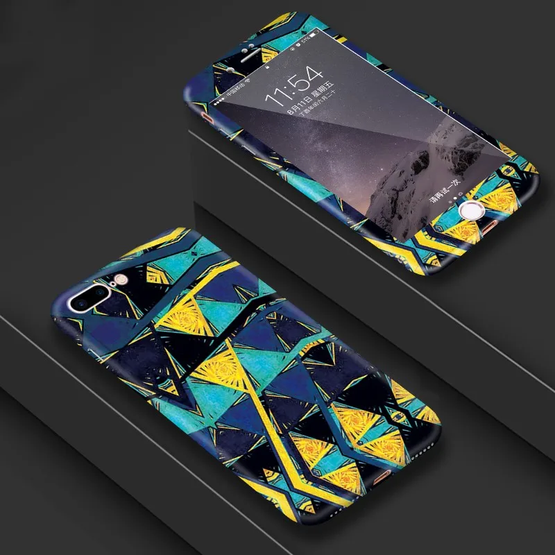 Чехол с полной защитой для iPhone 11 Pro X Xs Max XR 8 7 6 s Plus, твердый пластиковый чехол для телефона, 360 градусов