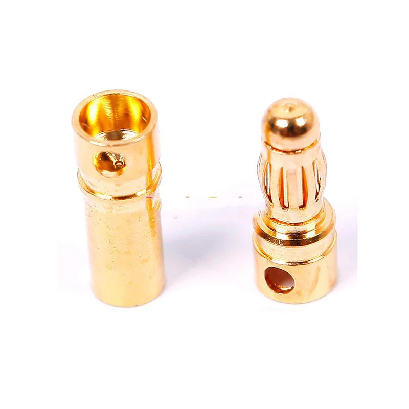 DollarMee excellent fancy 1 10 Pairs 3.5mm Gold Bullet Plug Lipo Battery Brushless Motor Connector Universal! | Обустройство дома