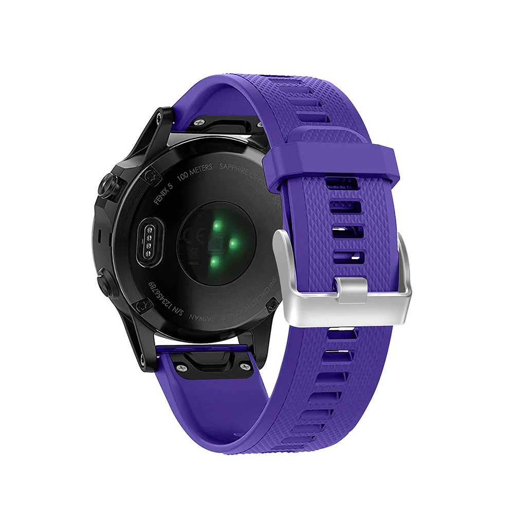 22 мм ремешок для наручных часов Ремешок для Garmin Fenix 5 Смарт-часы быстросъемный силиконовый легкий ремешок для наручных часов Ремешок для Garmin Forerunner 935