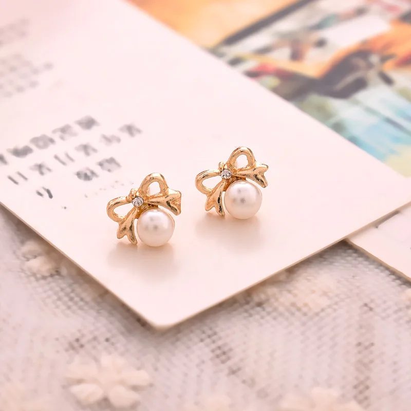 Новинка 2018 модные ювелирные изделия золотого цвета серьги-гвоздики с