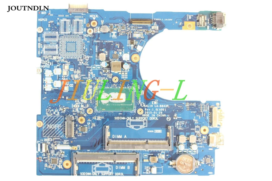 Материнская плата JOUTNDLN для ноутбука Dell Inspiron 15 5458 5558 5758 0HJC9 00HJC9 AAL10 w/i5 4210U ЦП|laptop