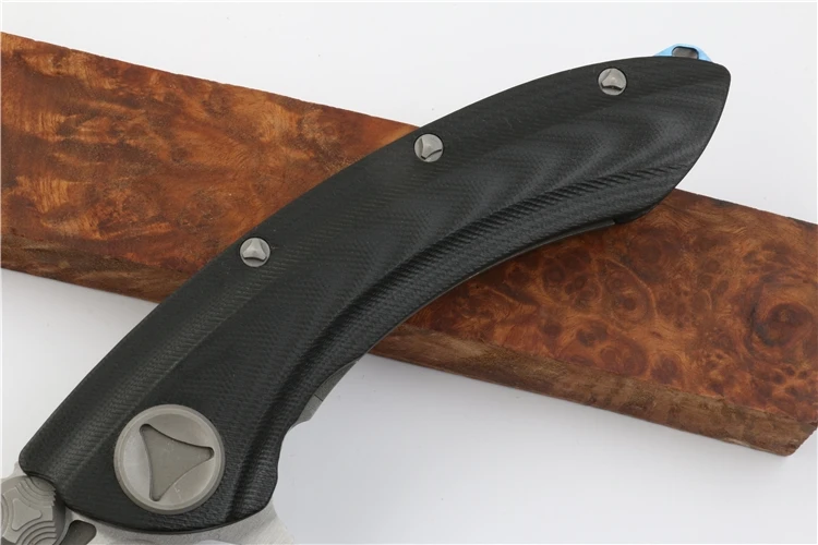 Складной нож BENYS Whale Shark D2 титановый G10 с ручкой уличный карманный для кемпинга