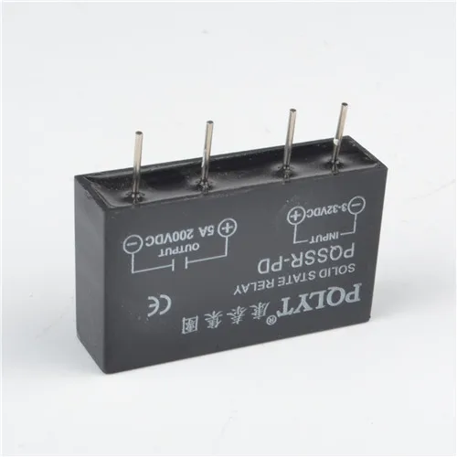 PQLYT 5A 200VDC PCB твердотельный релейный PQ пайка SSR для пайки 200VDC|pcb solid state relay|solid relaystate