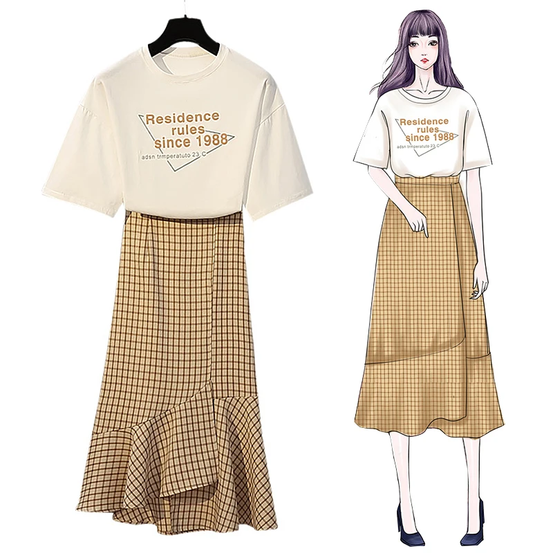 Trytree 2020 летний женский комплект из двух предметов Повседневный хлопковый топ с