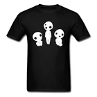 Мужская футболка с принтом дерева и духа, 100% хлопок