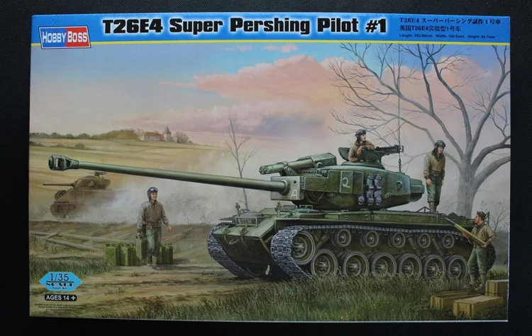 Трубач 82426 Собранный Танк модель 1/35 США T26E4 экспериментальный тип 1