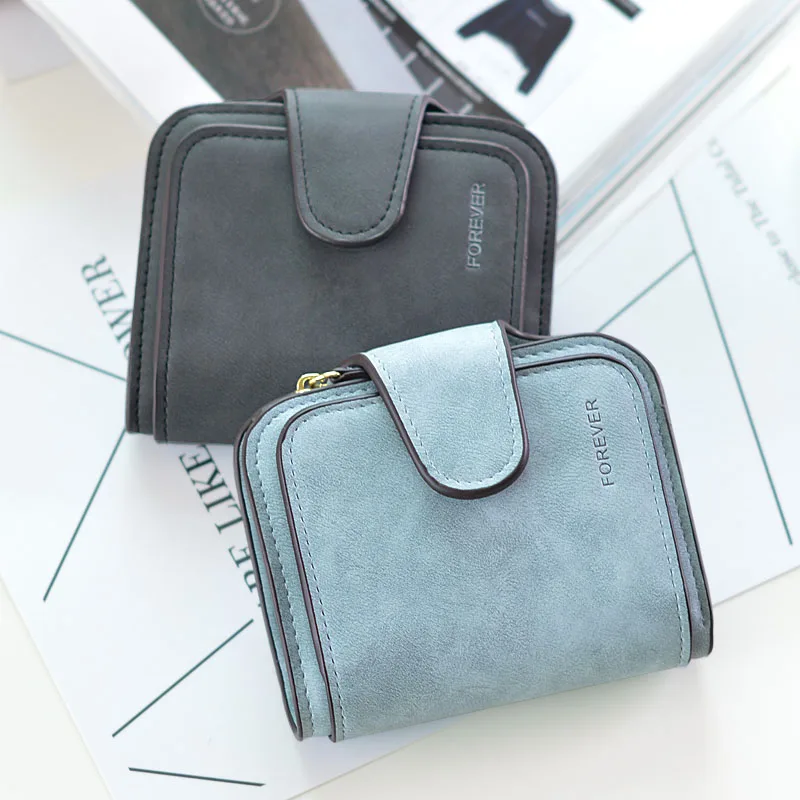 Новинка 2019 короткий клатч на молнии с защелкой кошелек для женщин маленький