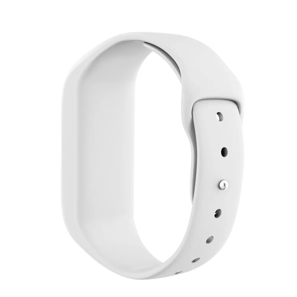 WH Мягкий силиконовый сменный Браслет для Garmin Vivofit Jr спортивный браслет ремешок для наручных часов Прямая l1023#2 - Цвет: WH