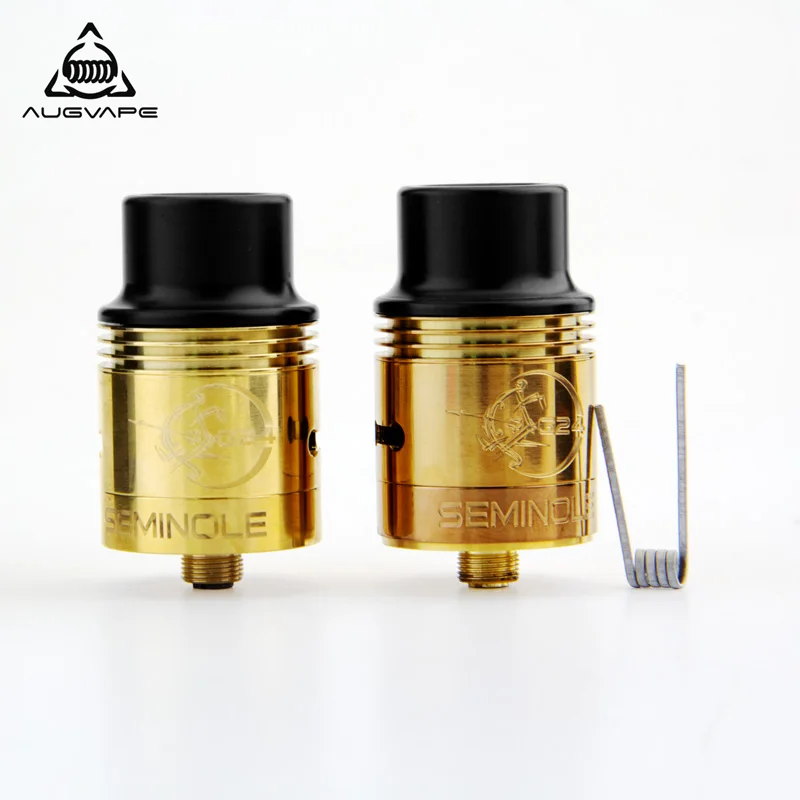 Augvape семинолов G24 RDA танк 24 мм Диаметр 6 глубиной сок хорошо 4 х Post отверстия