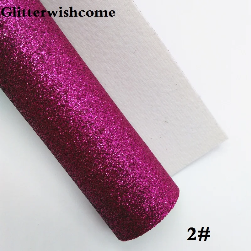2 Glitterwishcome 21X29 см A4 Размеры виниловые обои для банты тонких блестящая кожаная ткань винил для банты, GM238A - Цвет: 2